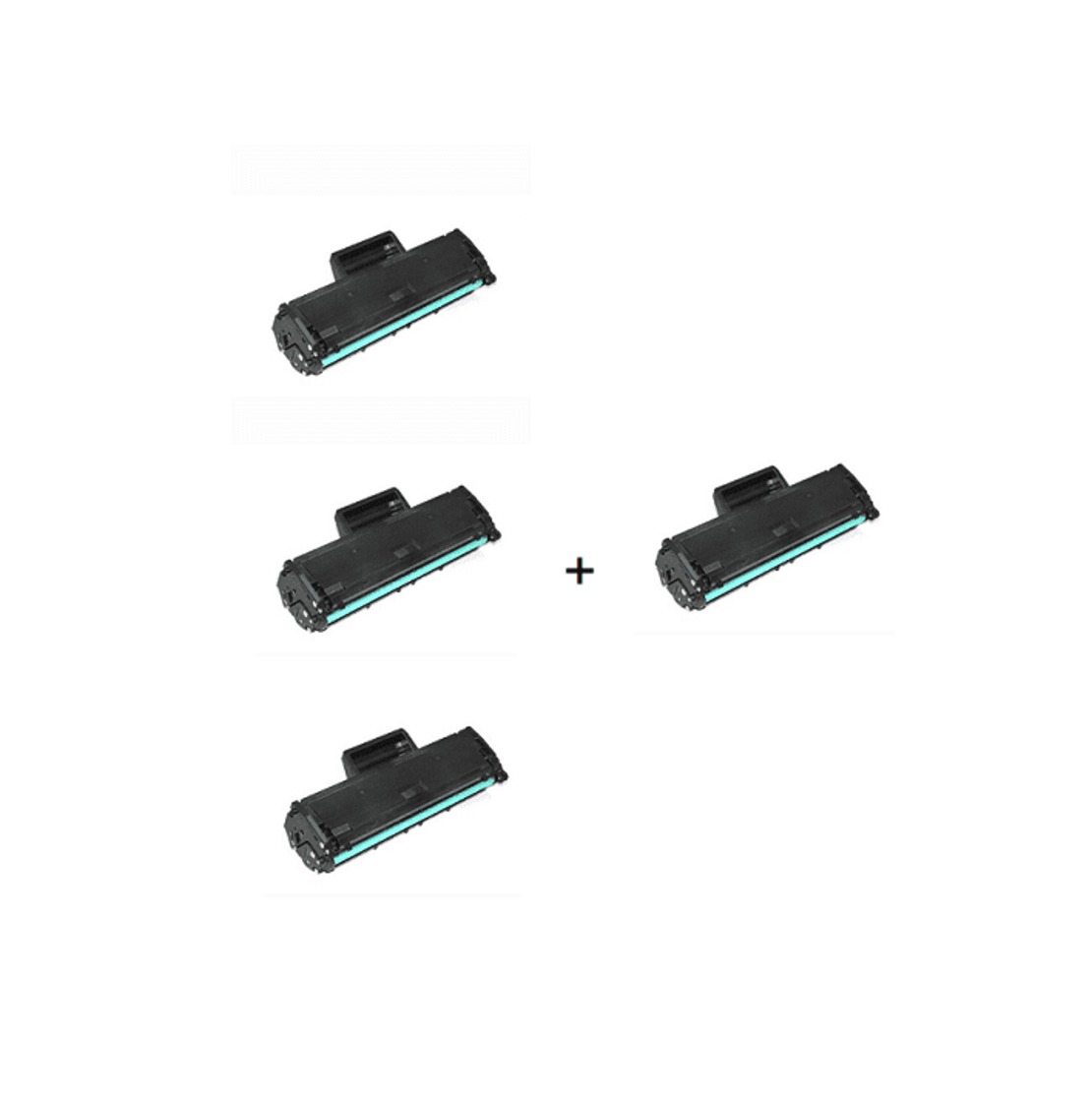 3 טונרים תואמים mltd101s+ טונר נוסף חינם