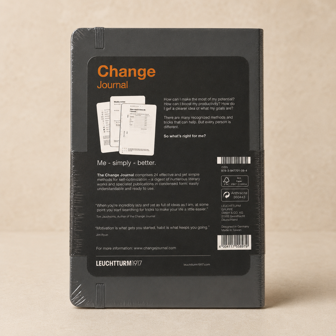 LEUCHTTURM1917 Change Journal — Anthracite