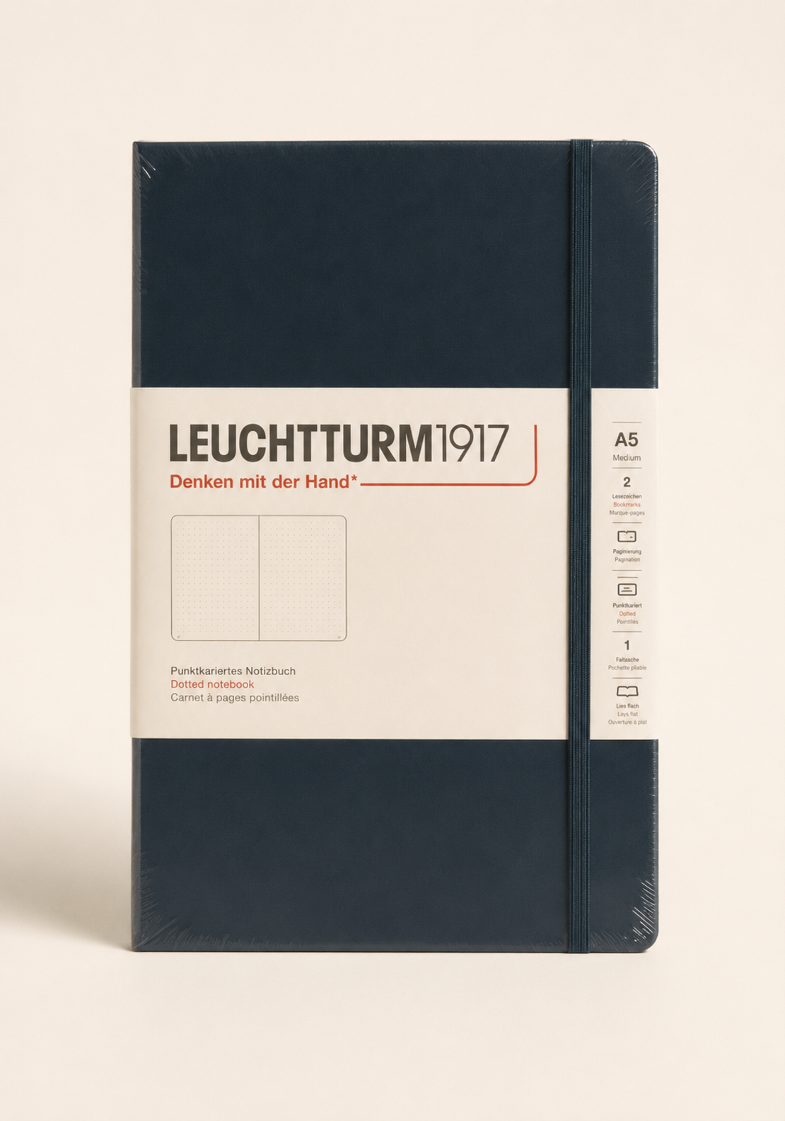 LEUCHTTURM1917 Notebook Medium A5 — Hardcover, Dotted