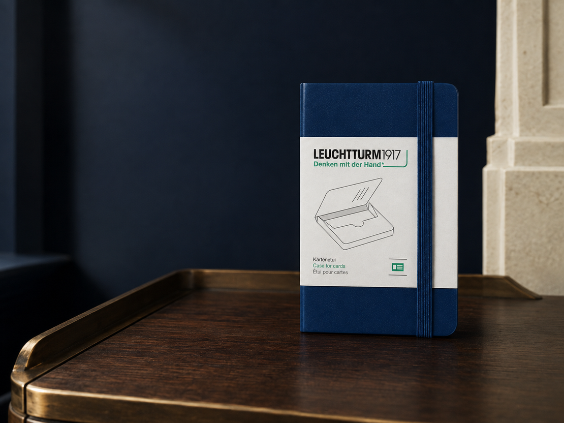 LEUCHTTURM1917 Card Case — Navy