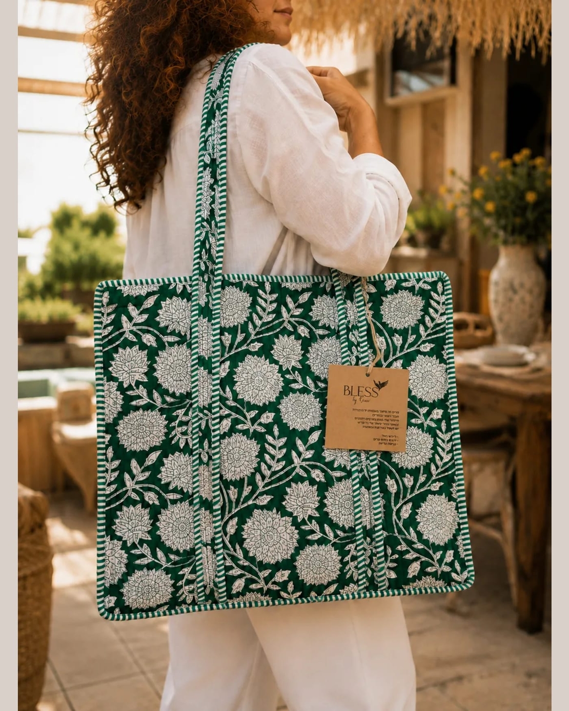 תיק TOTE טוסקן גארדן · Tuscan Garden