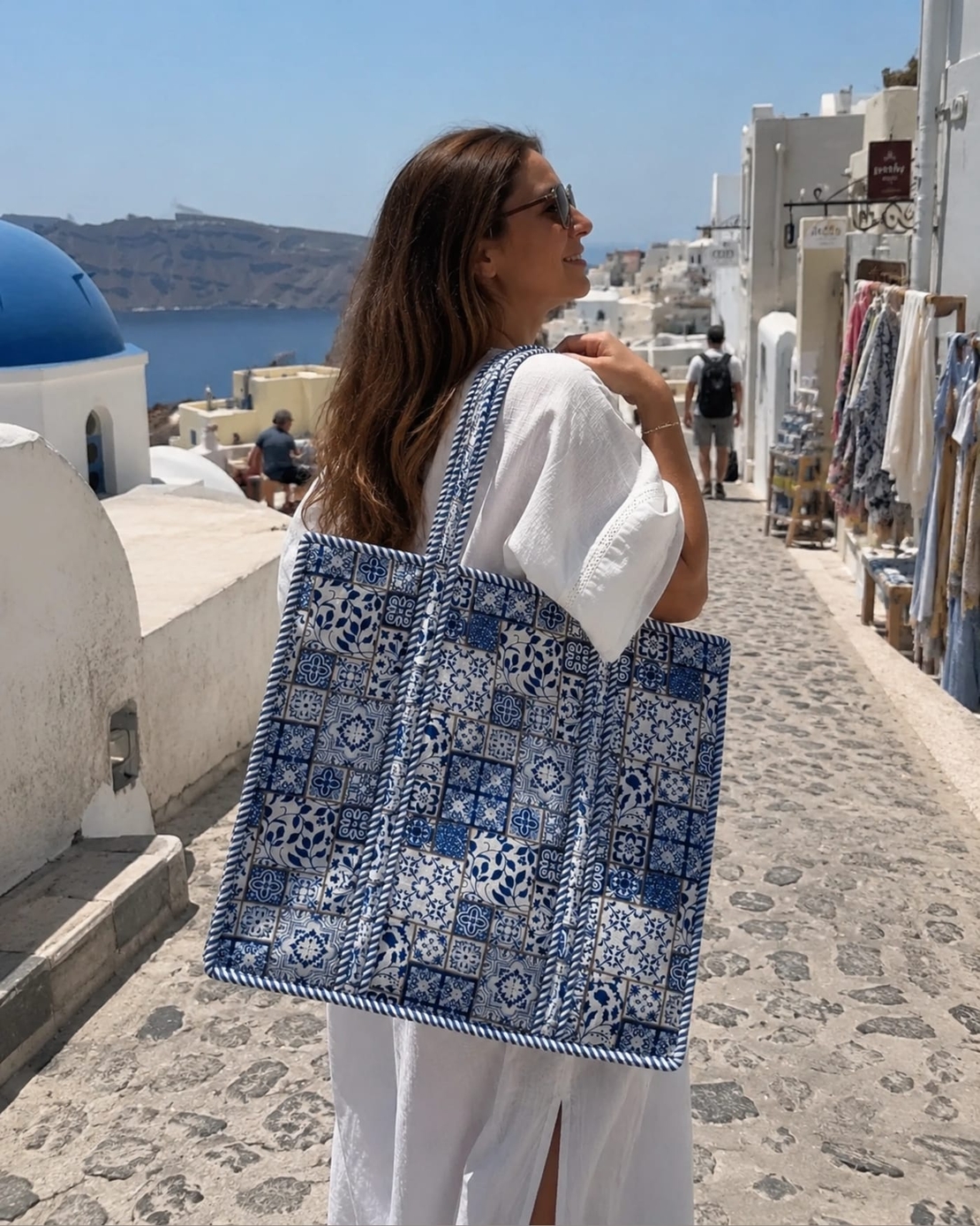תיק TOTE סנטוריני טייל · Santorini Tile