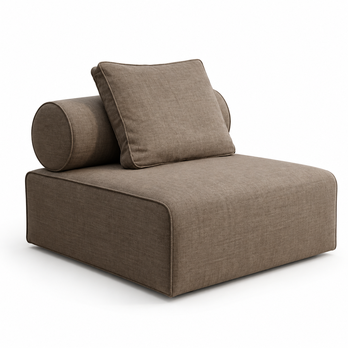 Taupe Modular Lounge Chair