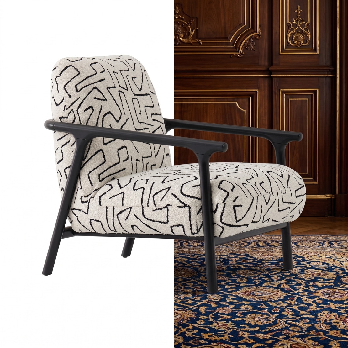 Abstract Art Armchair