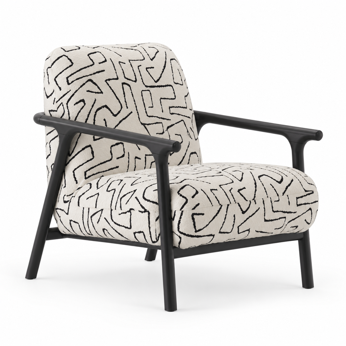 Abstract Art Armchair