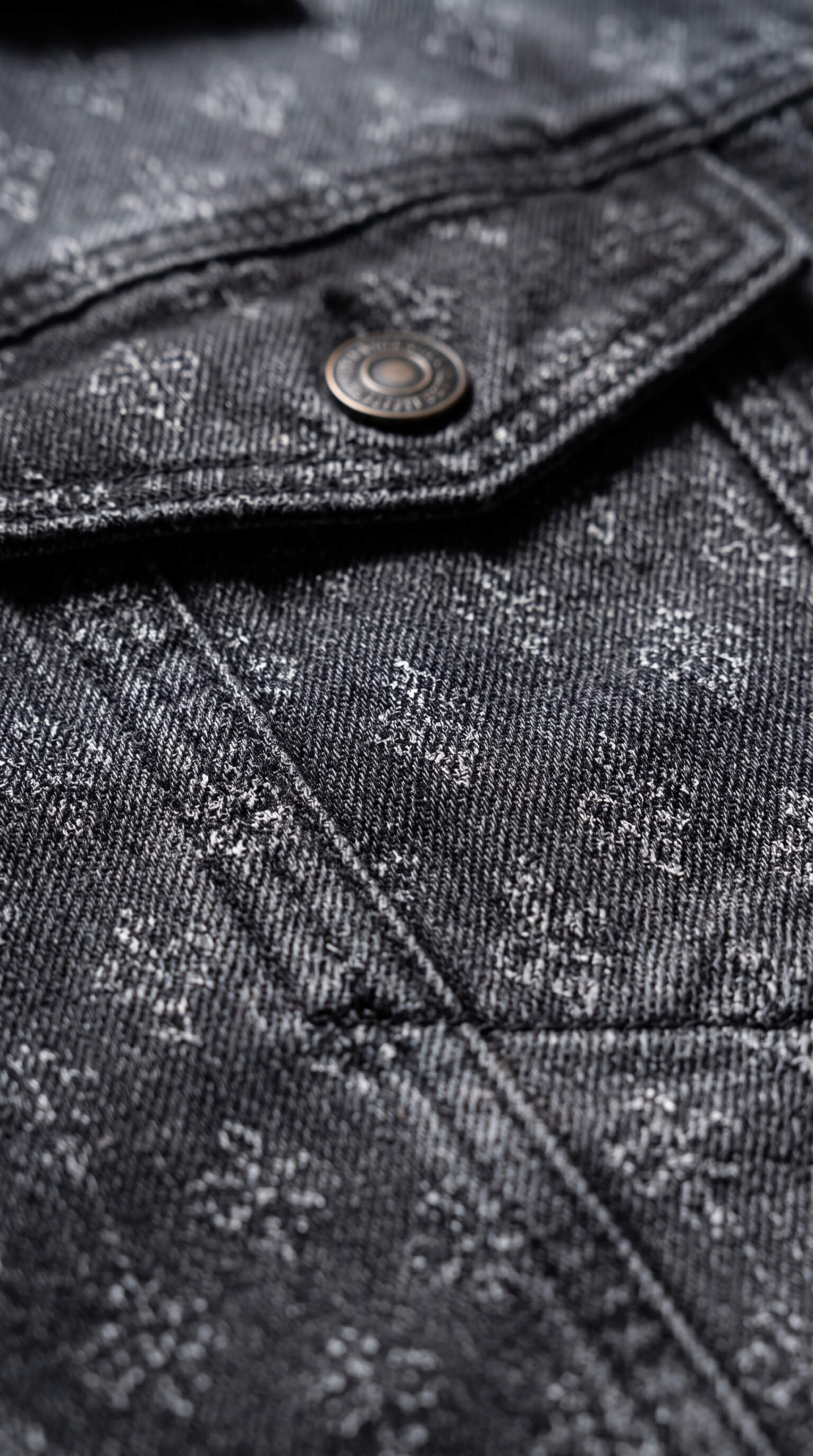ג׳קט ג׳ינס Black Pattern