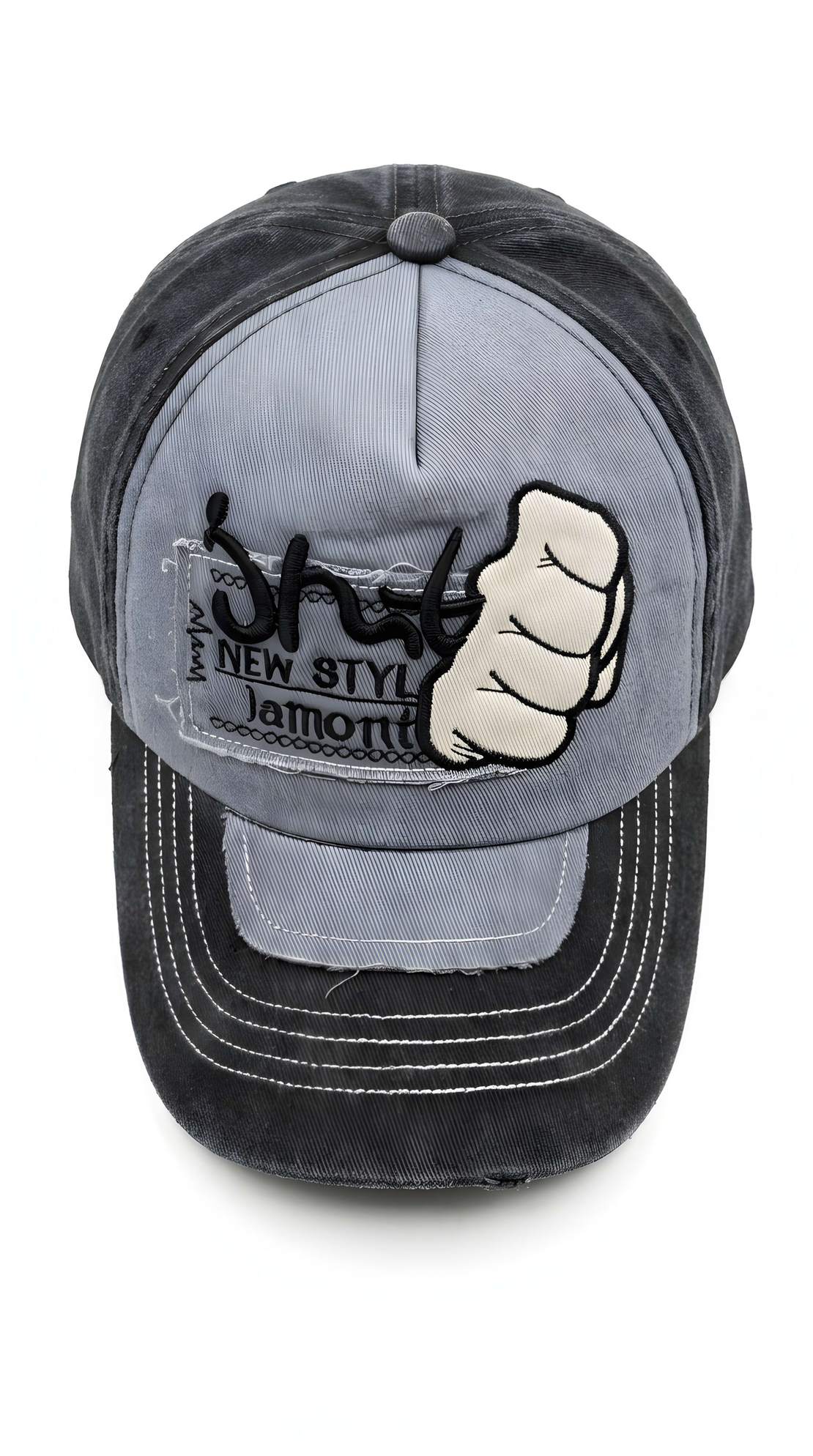 כובע מצחייה אופנתי – דגם Fist אפור