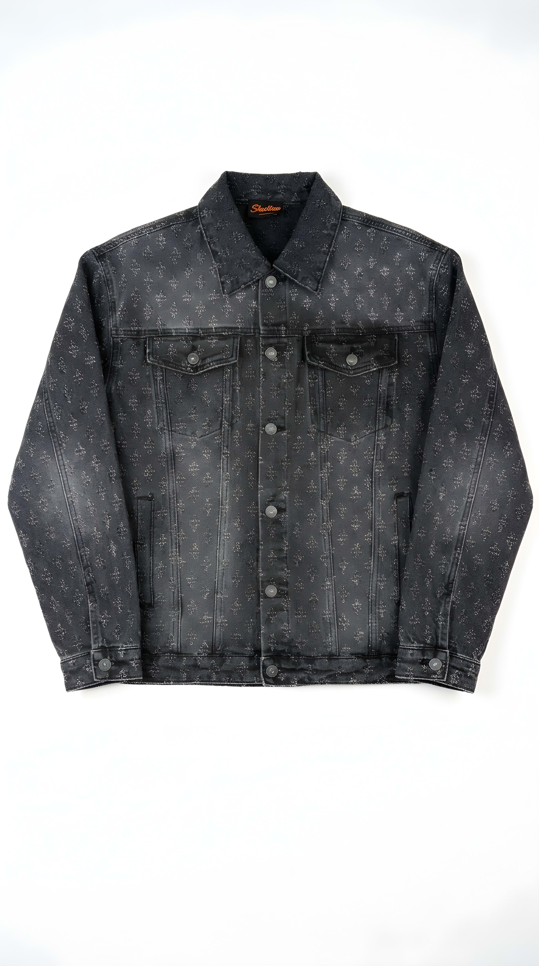 ג׳קט ג׳ינס Black Pattern