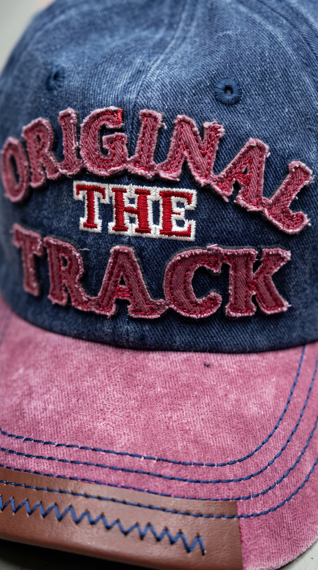 כובע מצחייה אופנתי – דגם Original The Black כחול ורוד