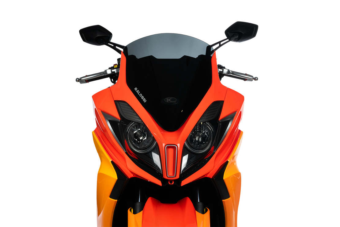 Malossi SPORT Dark Smoke – משקף ספורט כהה ל־Kymco Downtown 350 ABS 2016–2024