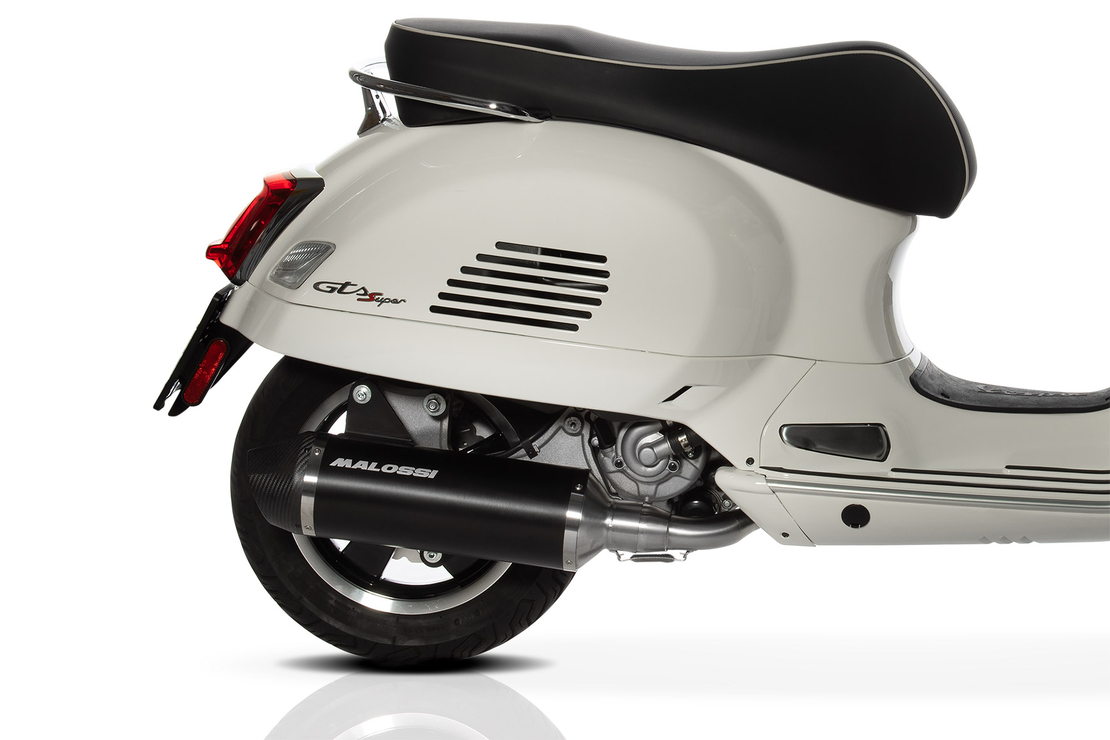 Malossi RX BLACK – מערכת פליטה ספורטיבית ל־300/Vespa GTS 250