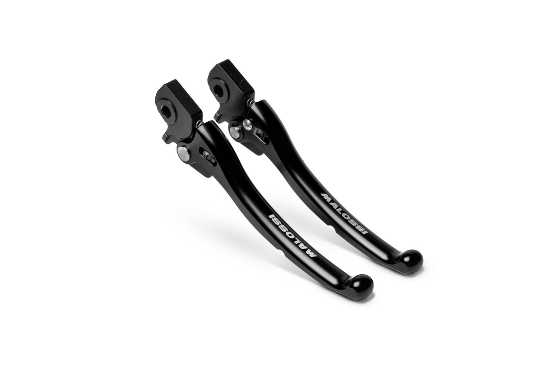 Malossi – קיט ידיות בלם מתכווננות שחורות ל־Vespa GTS 310 משנת 2025