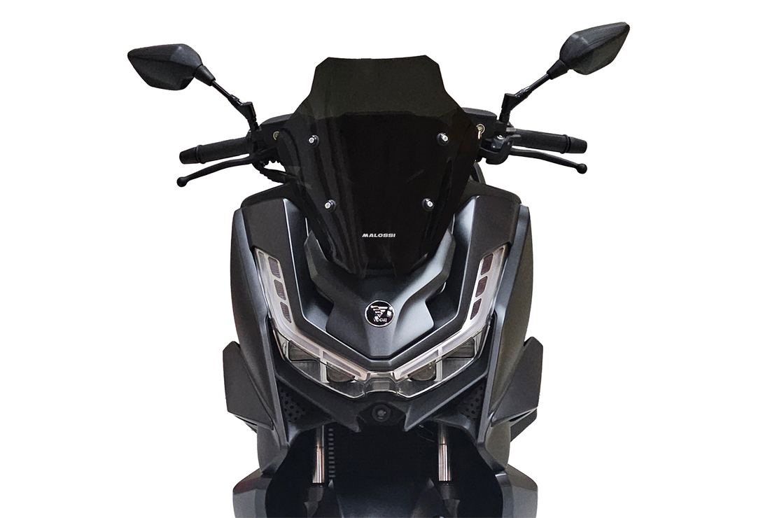 Malossi SPORT SCREEN – משקף ספורט Dark Smoke ל־26/VOGE SR3 250 2025