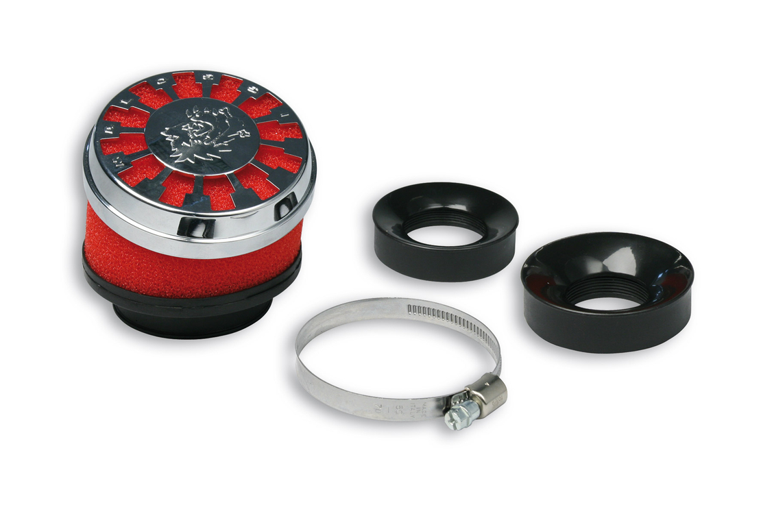 פילטר אוויר Malossi E13 Ø60 אדום – זווית 25°