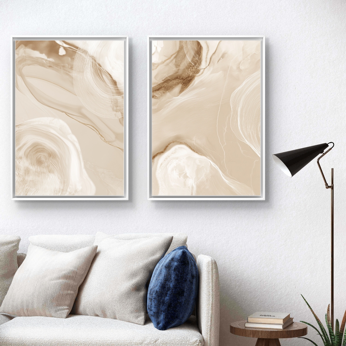 זוג תמונות קנבס 