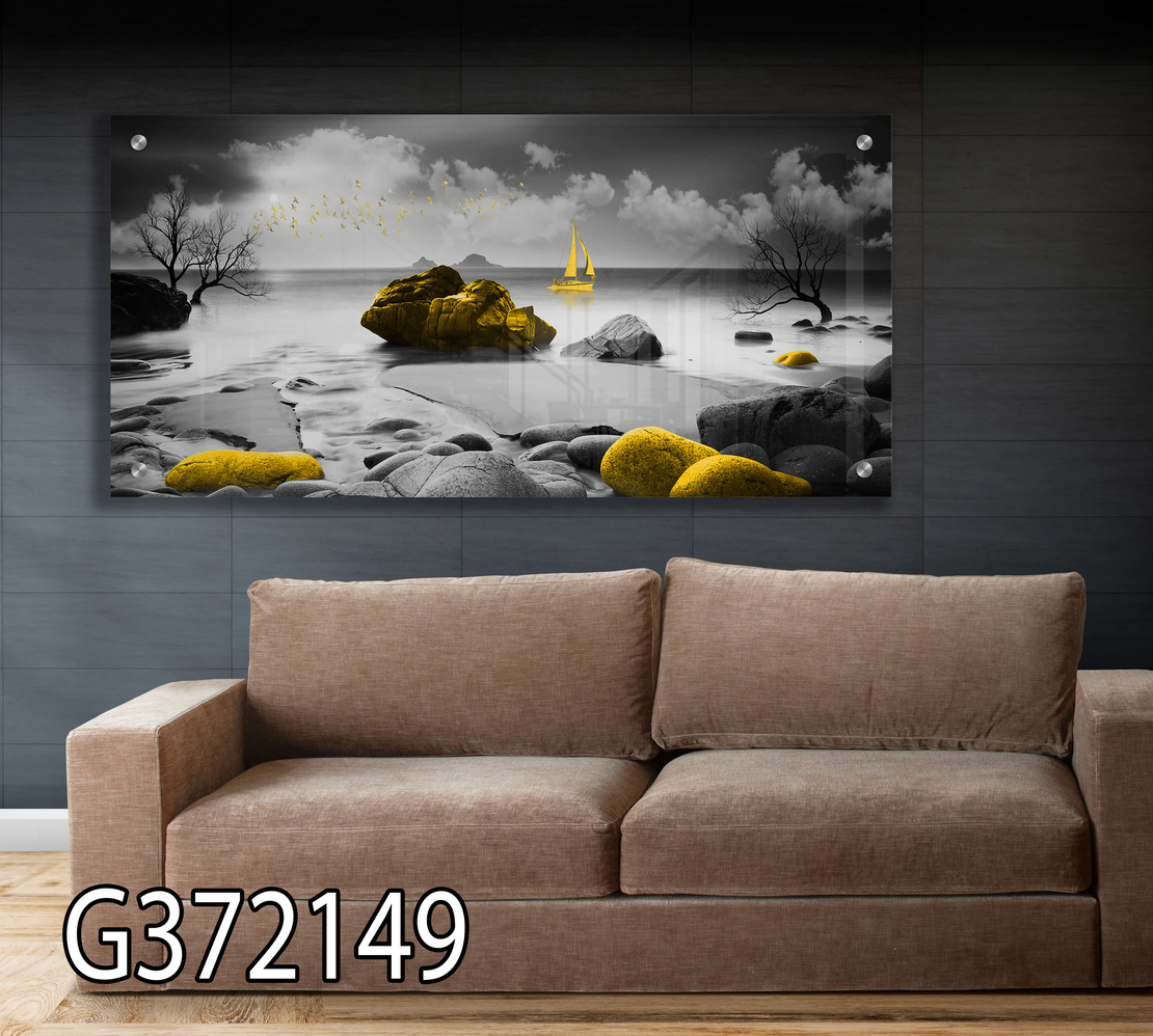 תמונה מעוצבת מודפסת על זכוכית דגם G372149