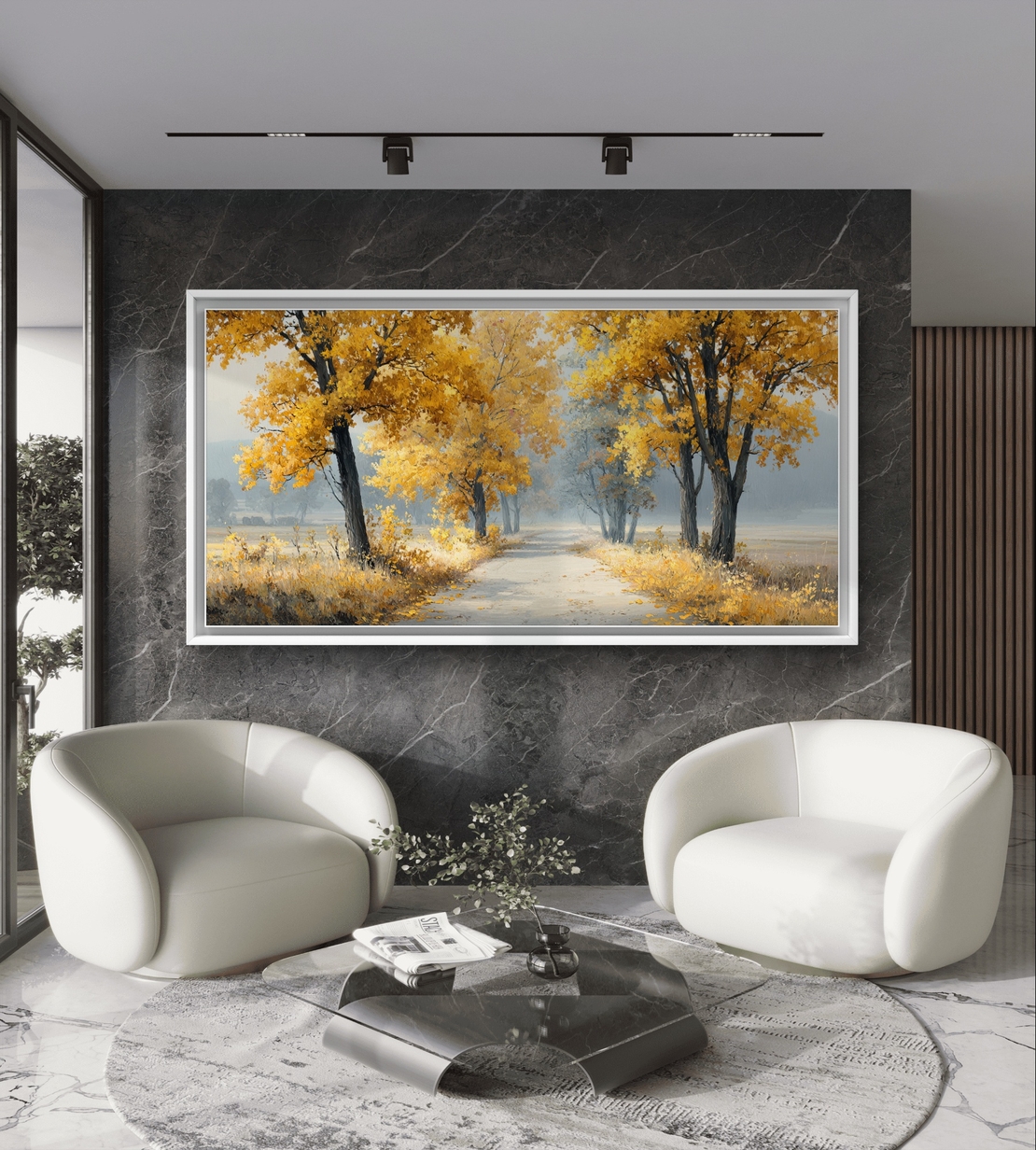 תמונת קנבס לסלון/חדר שינה | שביל הזהב | דגם - CR8855