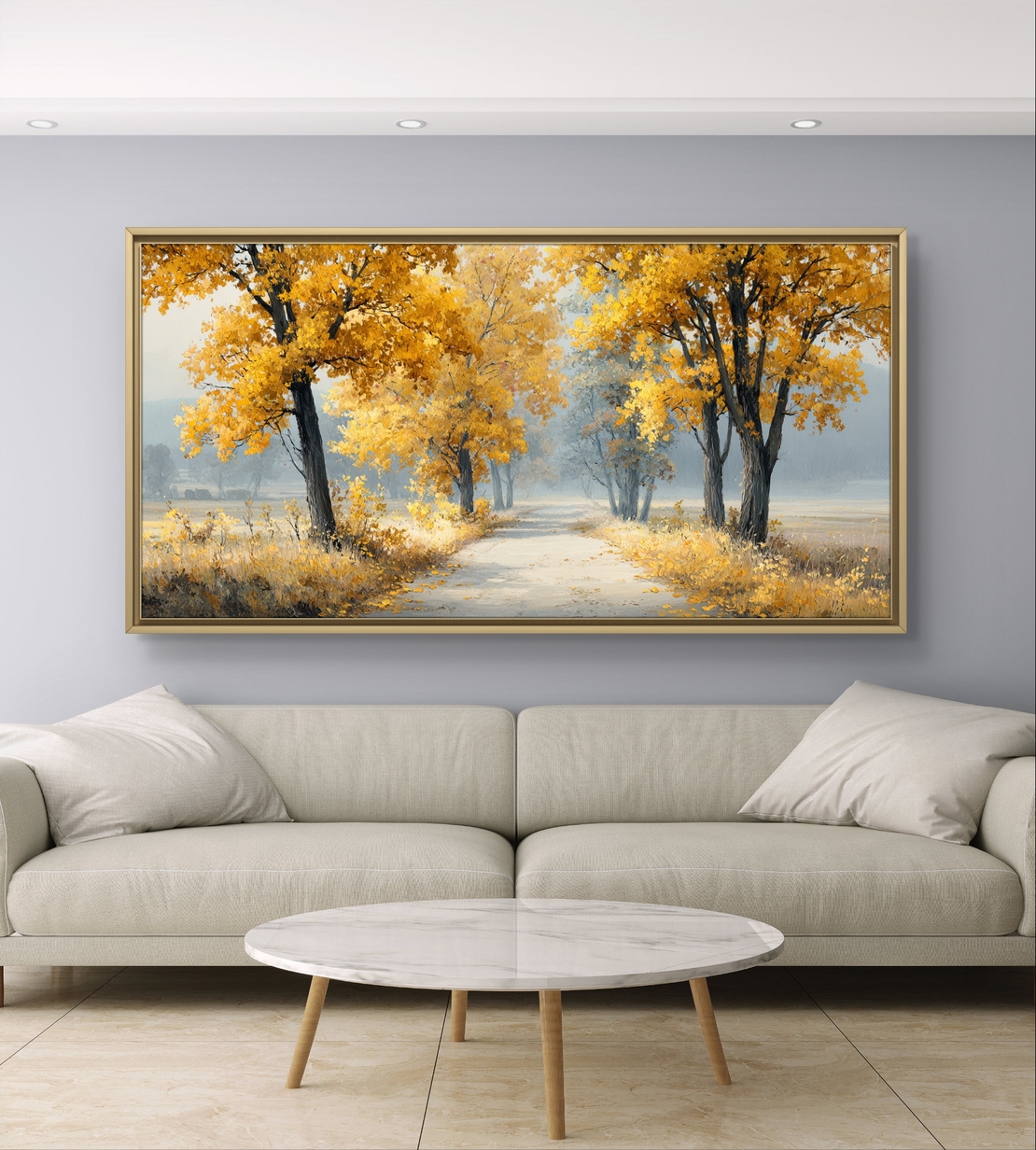 תמונת קנבס לסלון/חדר שינה | שביל הזהב | דגם - CR8855