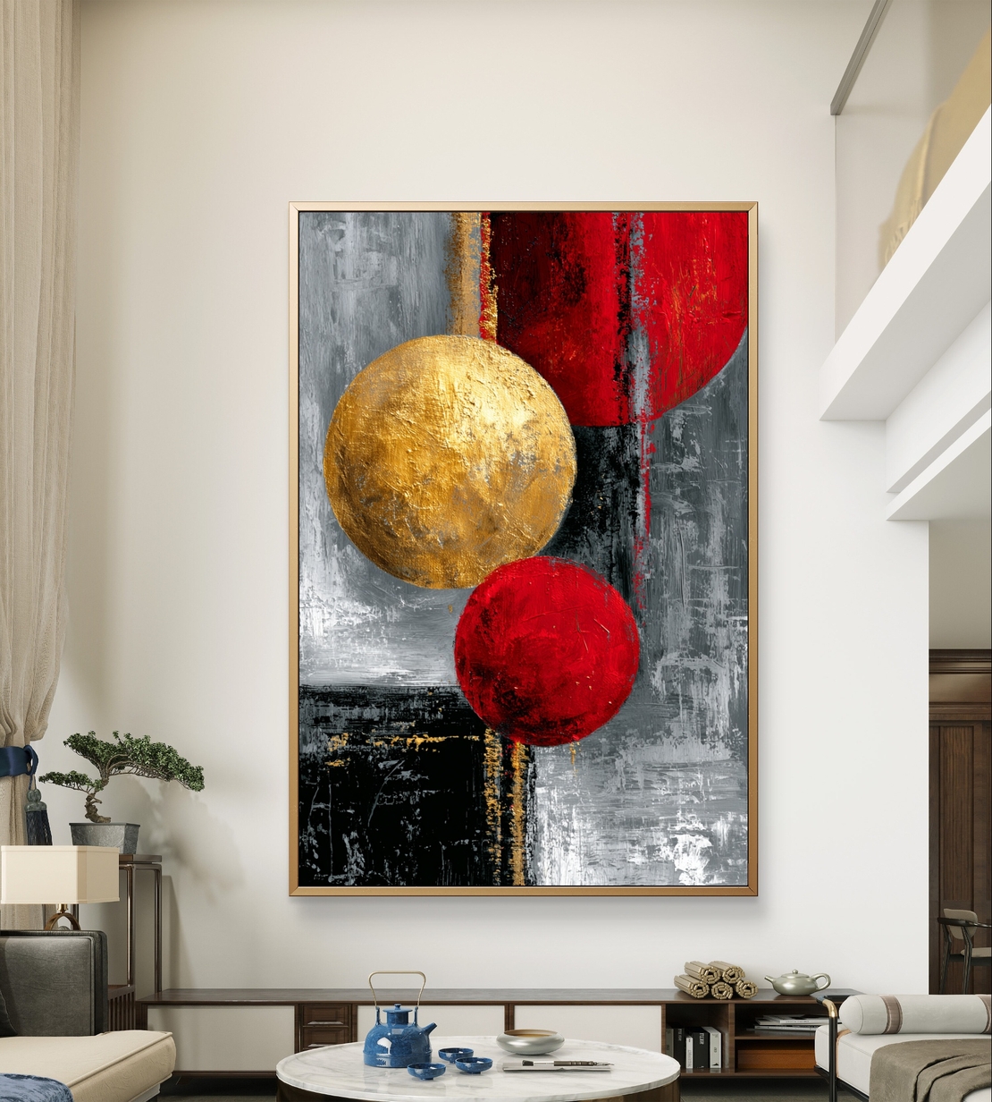 תמונת קנבס יוקרתית לעיצוב הבית בסגנון מודרני