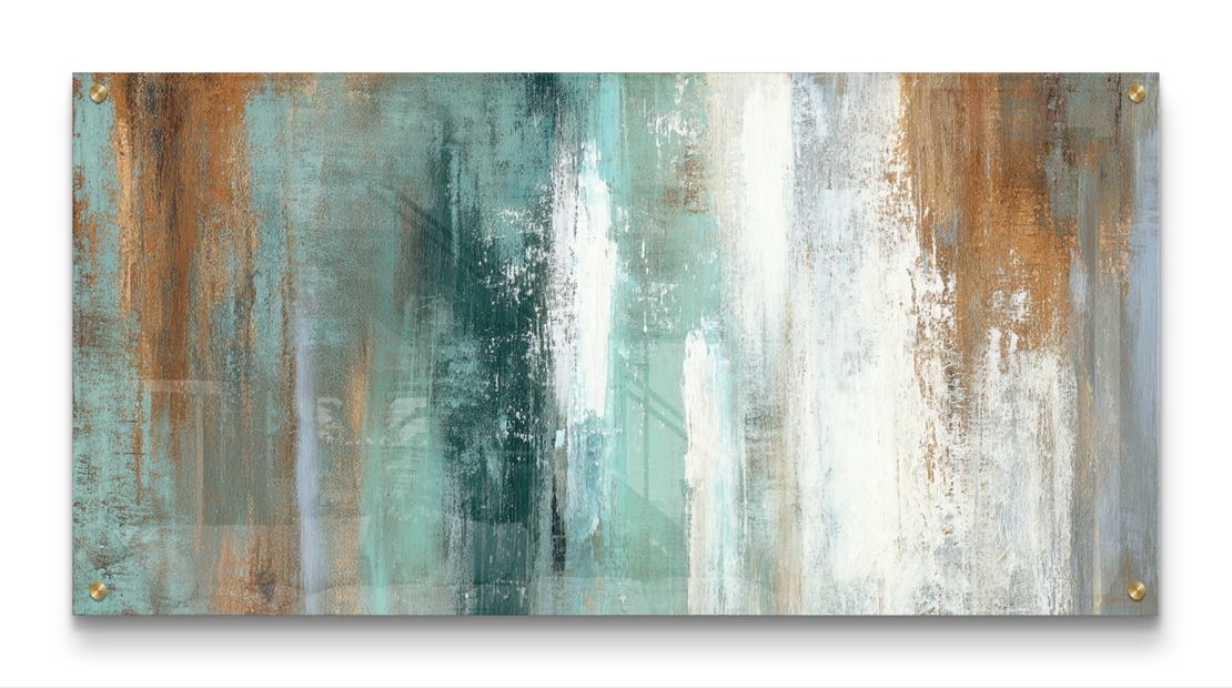 תמונתתמונת זכוכית לרוחב בעיצוב אבסטרקטי עם שכבות צבע אנכיות בגווני טורקיז, שמנת וחלודה, בהדפסה חלקה למראה מודרני ורגוע. זכוכית לרוחב בעיצוב אבסטרקטי עם שכבות צבע אנכיות בגווני טורקיז, שמנת וחלודה, בהדפסה חלקה למראה מודרני ורגוע.