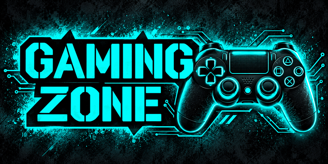 תמונת קנבס Gaming Zone בטורקיז | דגם GA7774
