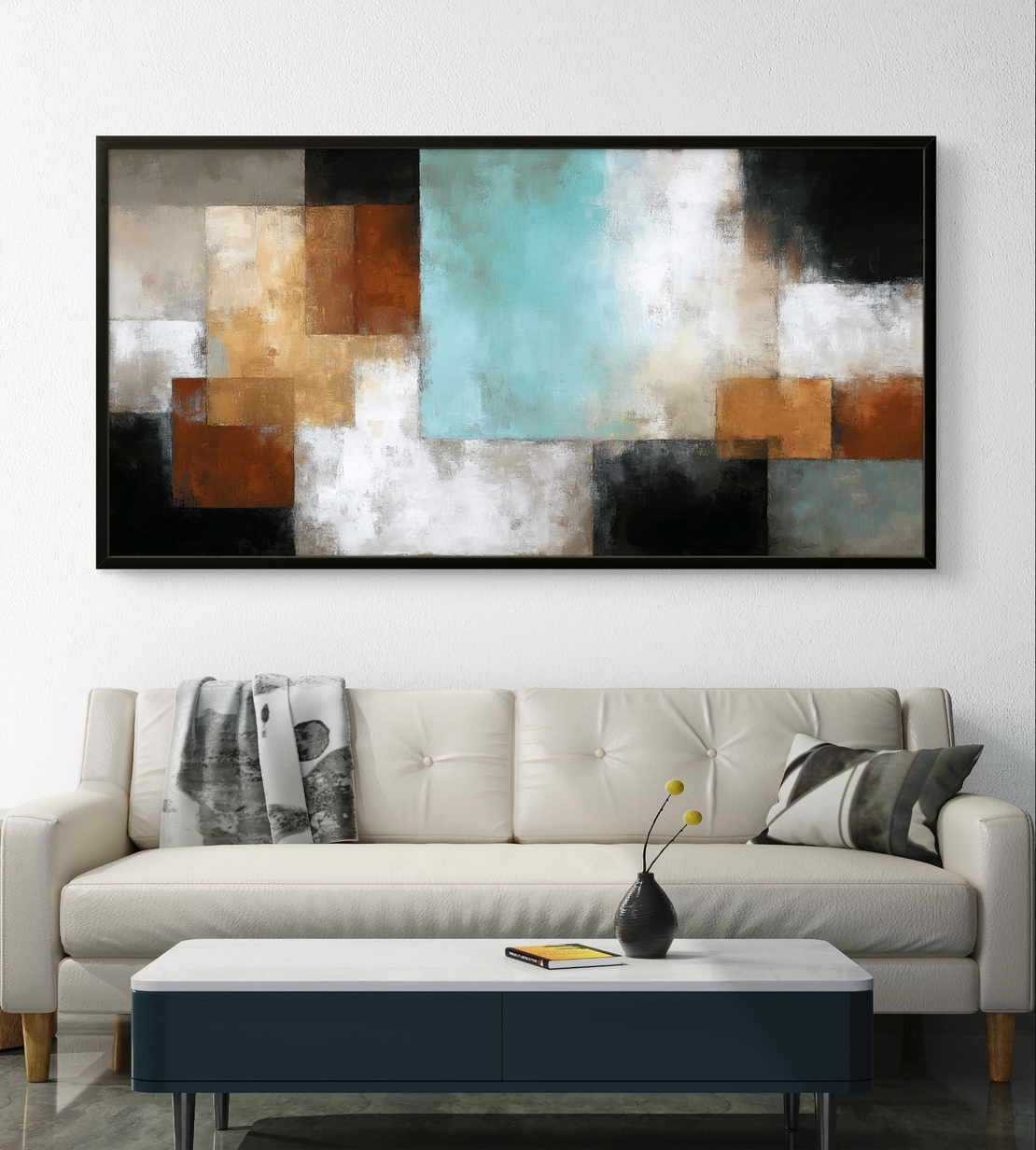 תמונת קנבס לסלון/חדר שינה | הרמוניה מודרנית | דגם - CR8852