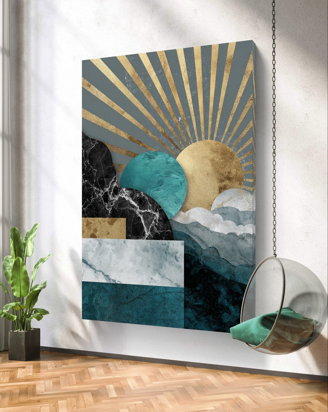 Alt Text: Canvas wall art 
