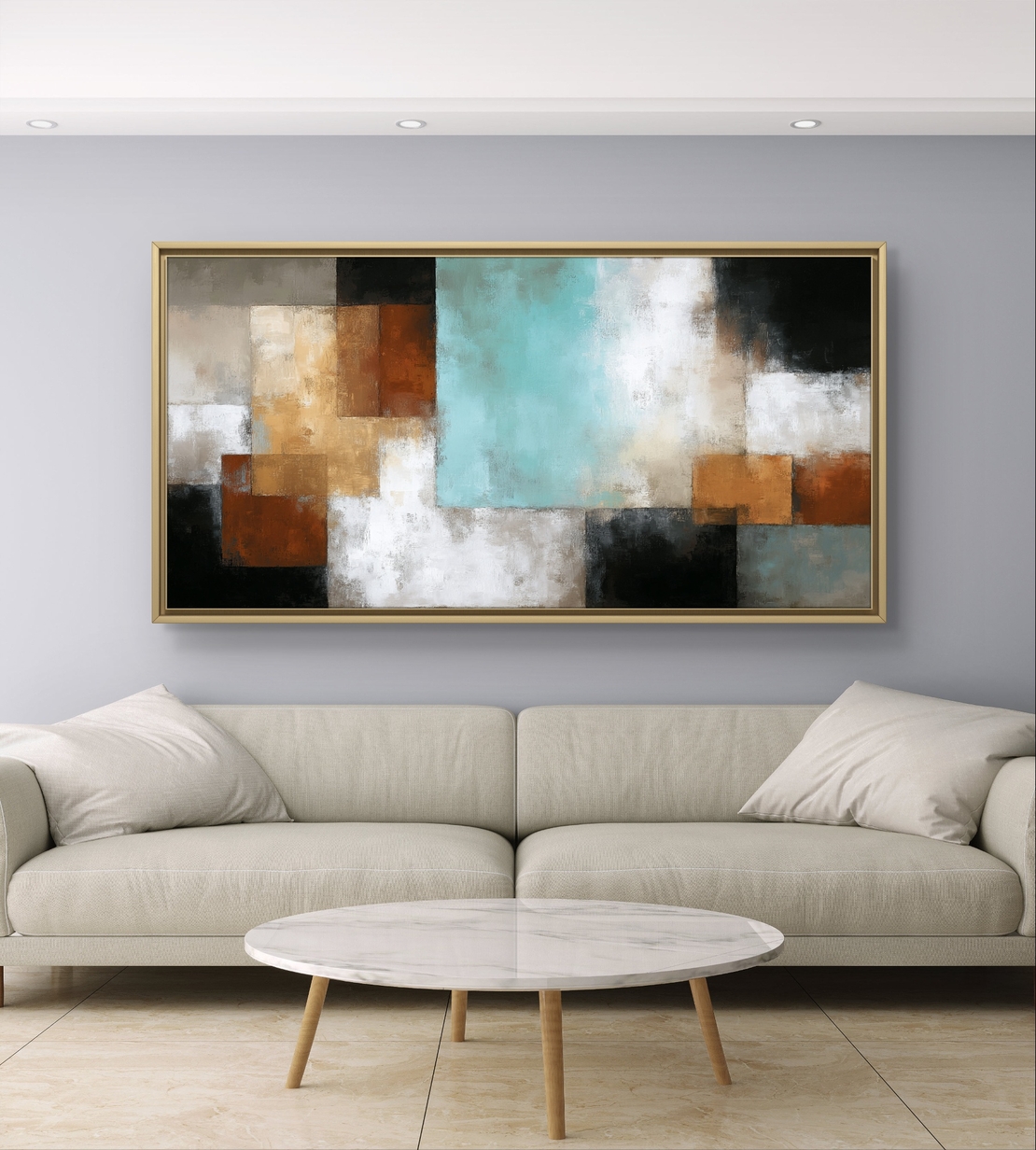 תמונת קנבס לסלון/חדר שינה | הרמוניה מודרנית | דגם - CR8852