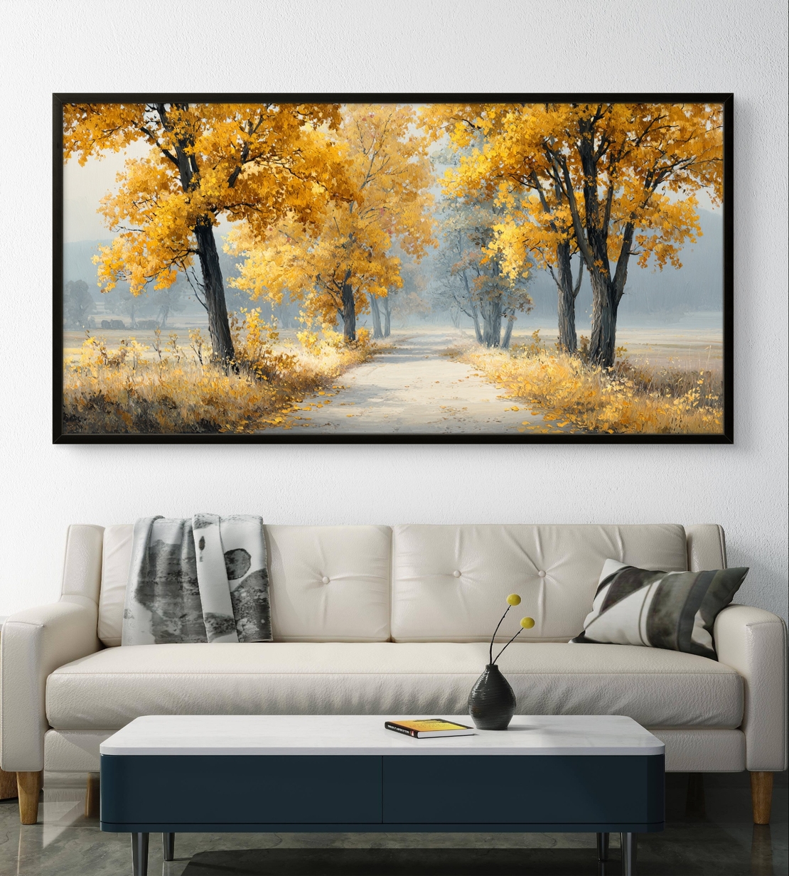 תמונת קנבס לסלון/חדר שינה | שביל הזהב | דגם - CR8855