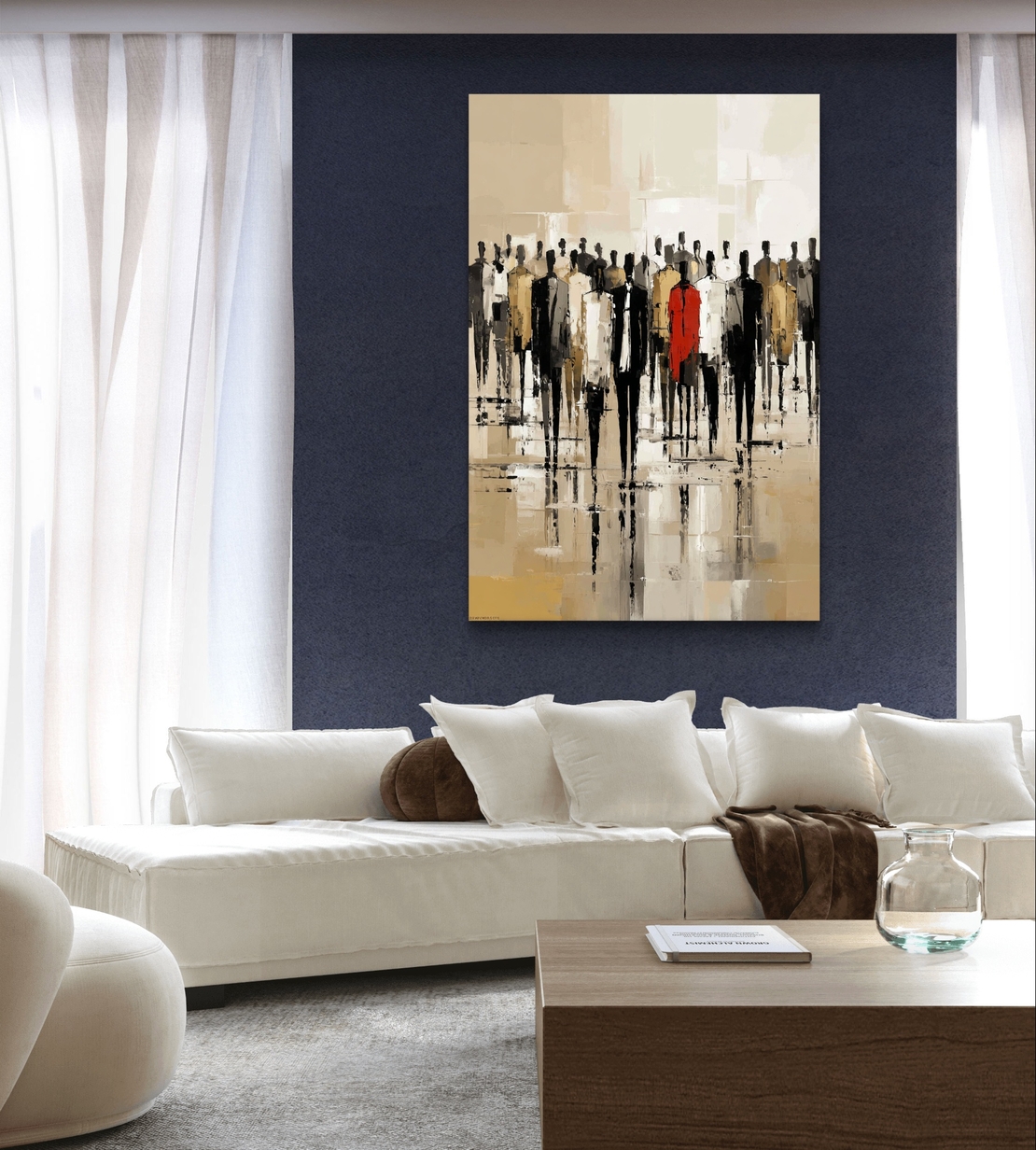 אמנות קנבס אנשים בסגנון מודרני יוקרתי