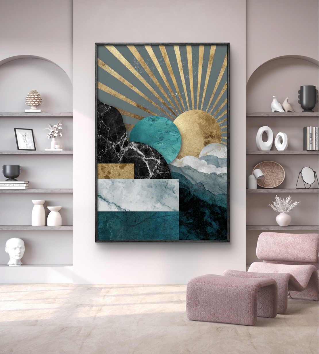 Alt Text: Canvas wall art 