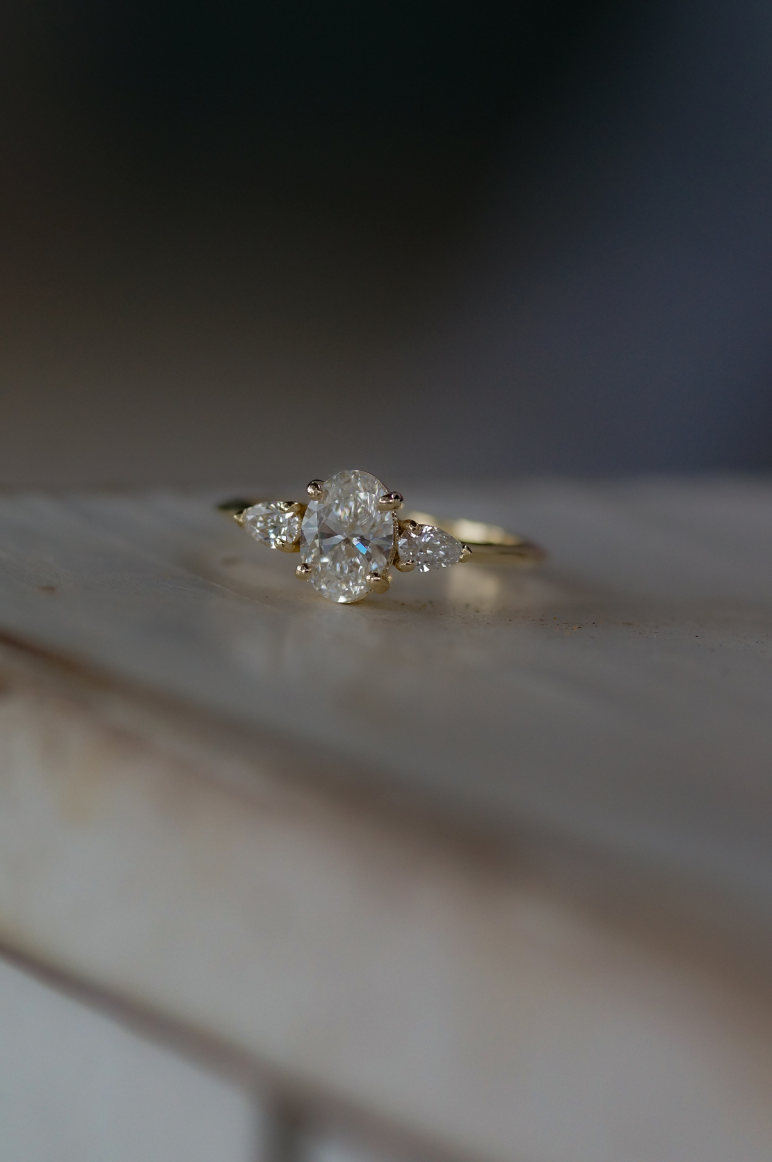 טבעת אמה יהלומי מעבדה