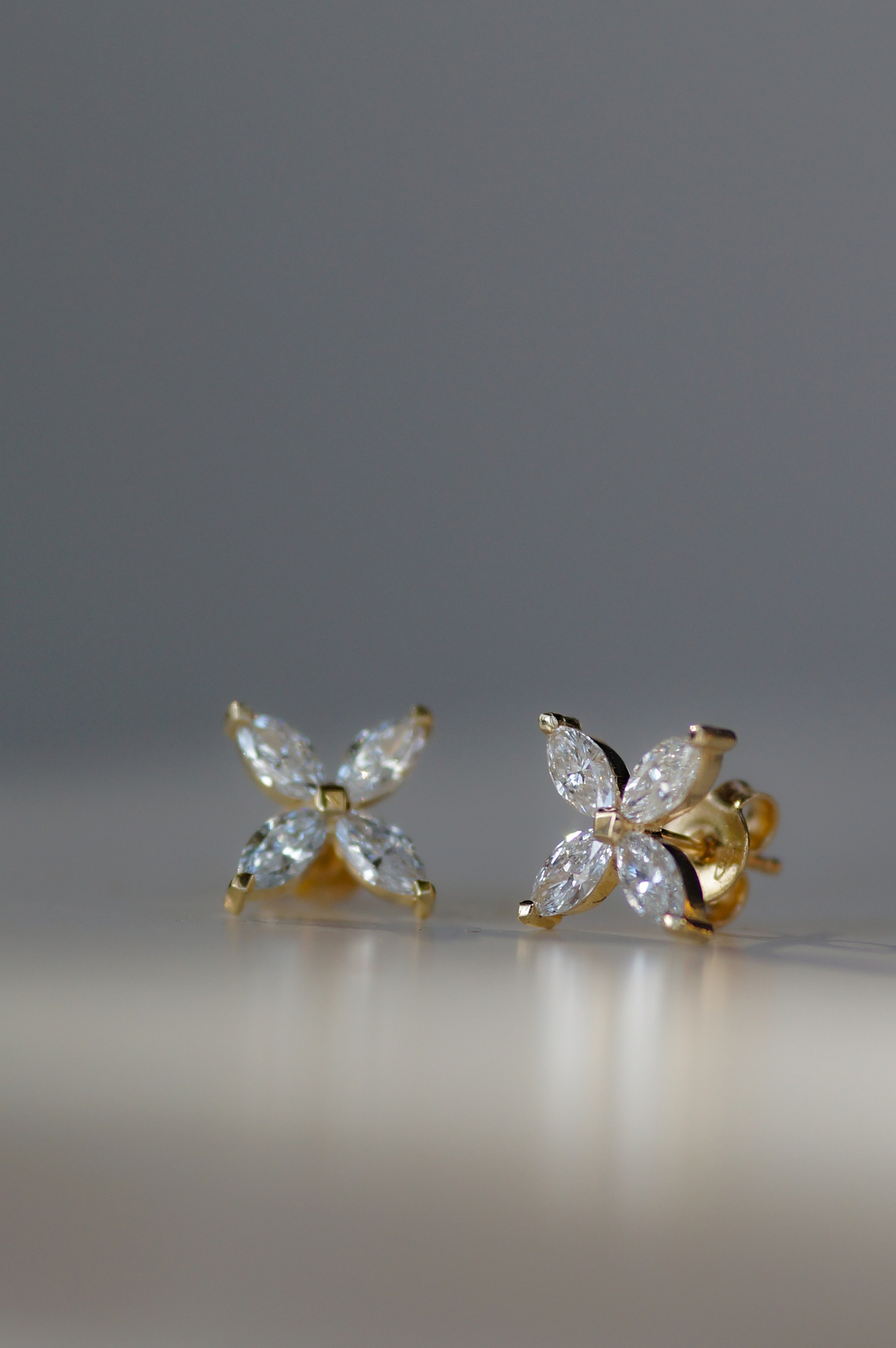 עגיל Lumina יהלומי מעבדה