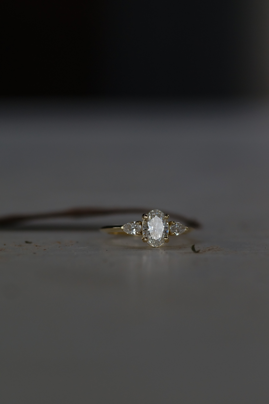 טבעת אמה יהלומי מעבדה