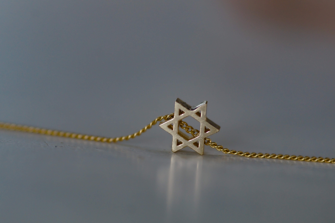 שרשרת תליון מגן דוד קטן