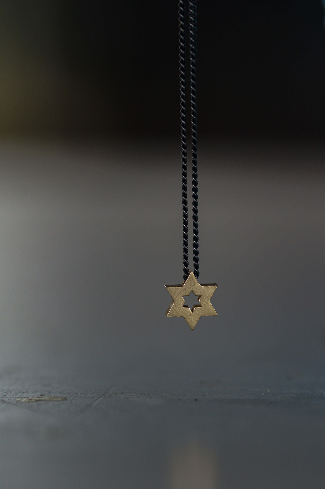 שרשרת תליון מגן דוד תלת מימד