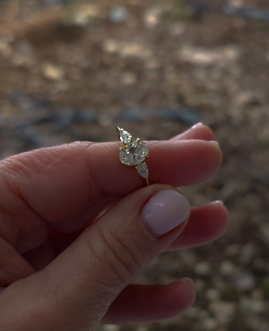 טבעת אמה יהלומי מעבדה