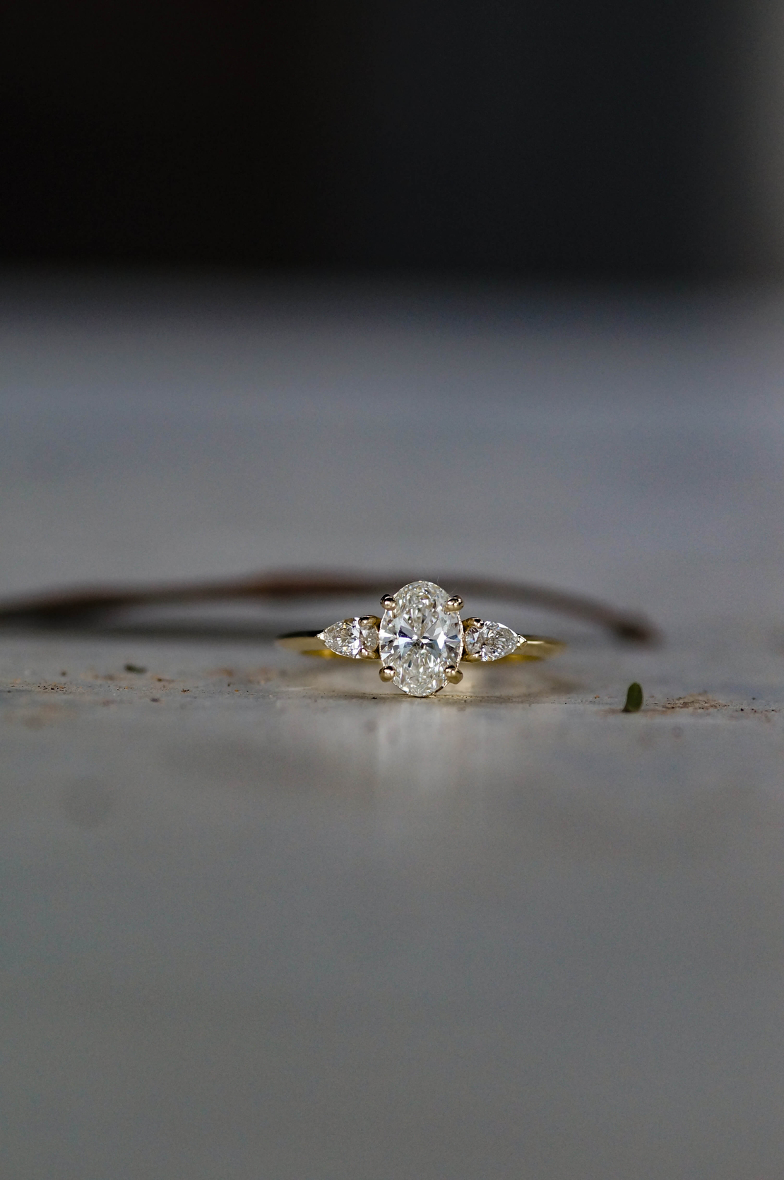 טבעת אמה יהלומי מעבדה