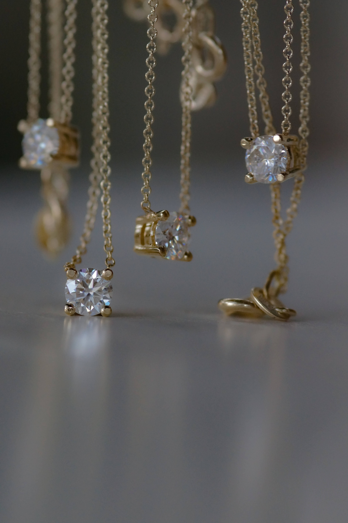 שרשרת יהלום צף מעבדה