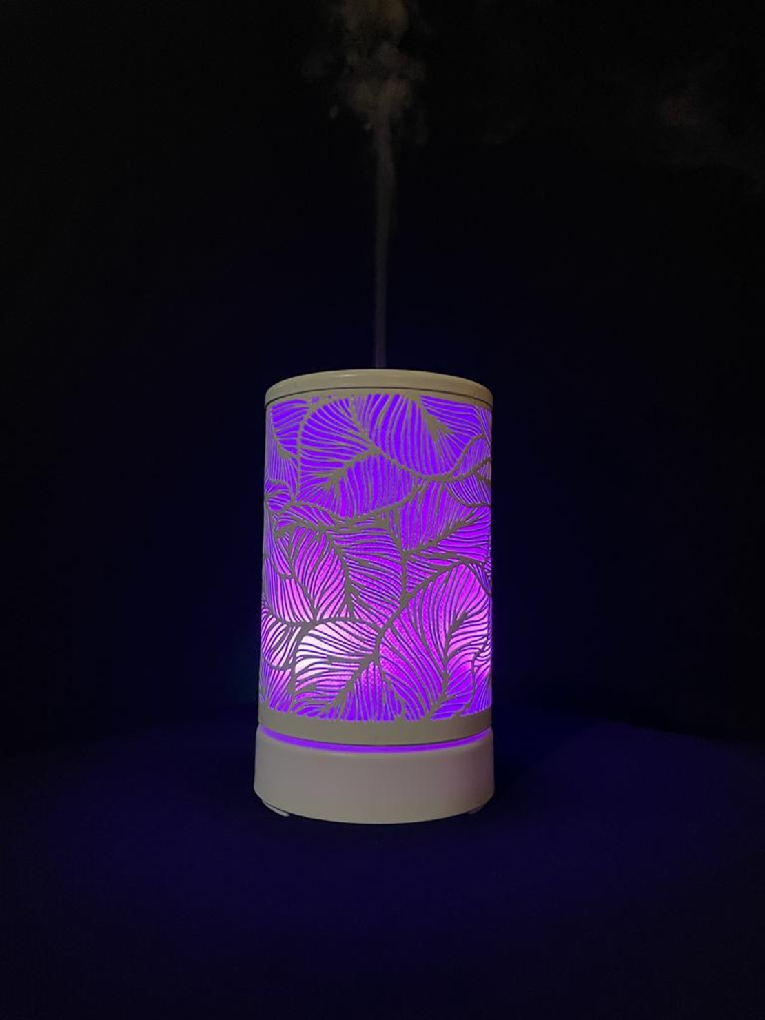 דפיוזר scentchips - מכשיר אדים קרים ריחני מנורת לילה דגם עלים