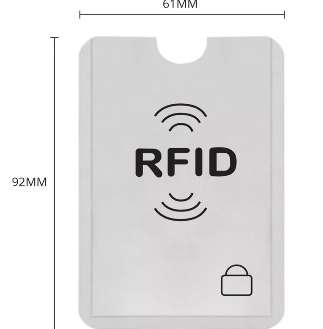 מגן RFID לכרטיסי אשראי - חוסם אות תשלום אלחוטי (משלוח חינם*)