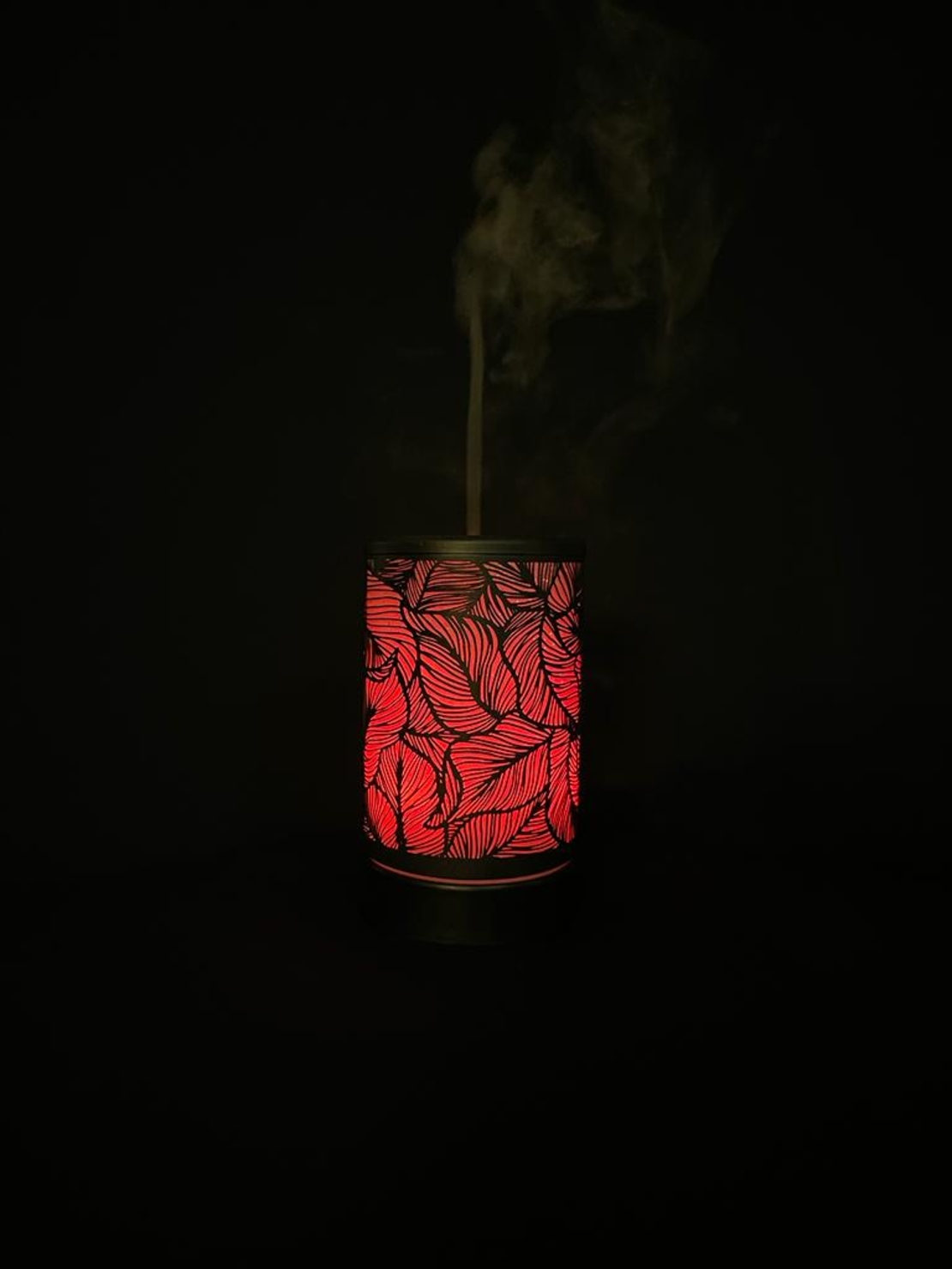 דפיוזר scentchips - מכשיר אדים קרים ריחני מנורת לילה דגם עלים