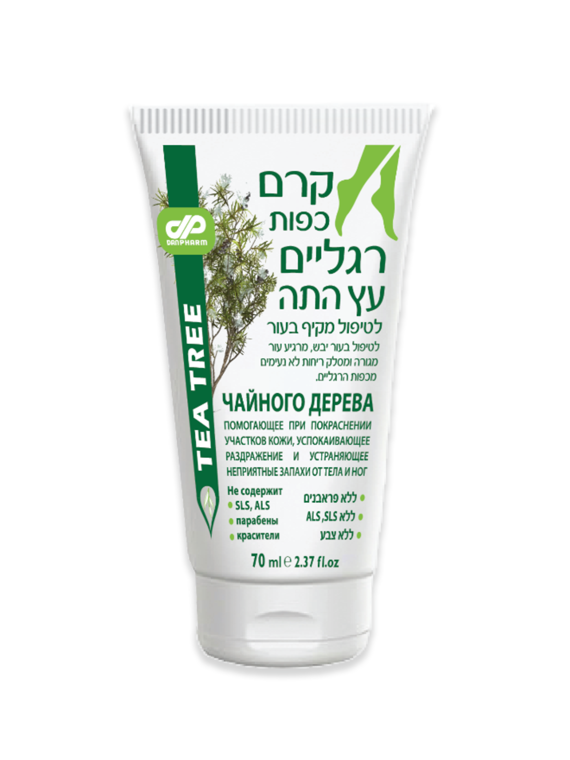 קרם כפות רגליים עץ התה