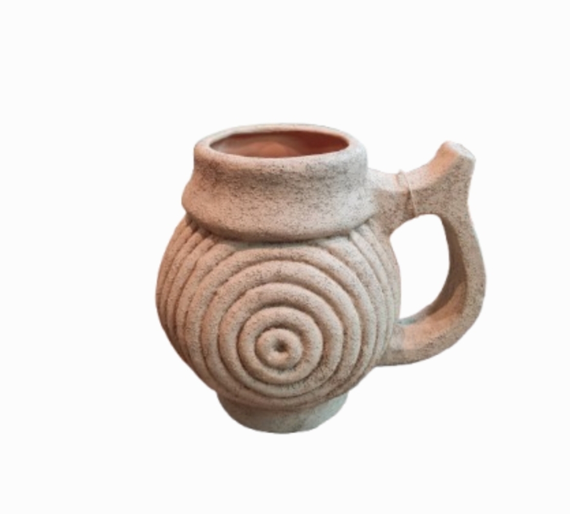 אגרטל קרמיקה  דמוי אבן