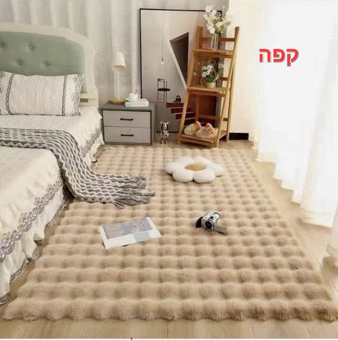 שטיח דגם לאונרדו בצבע קפה גודל 120X180 ס