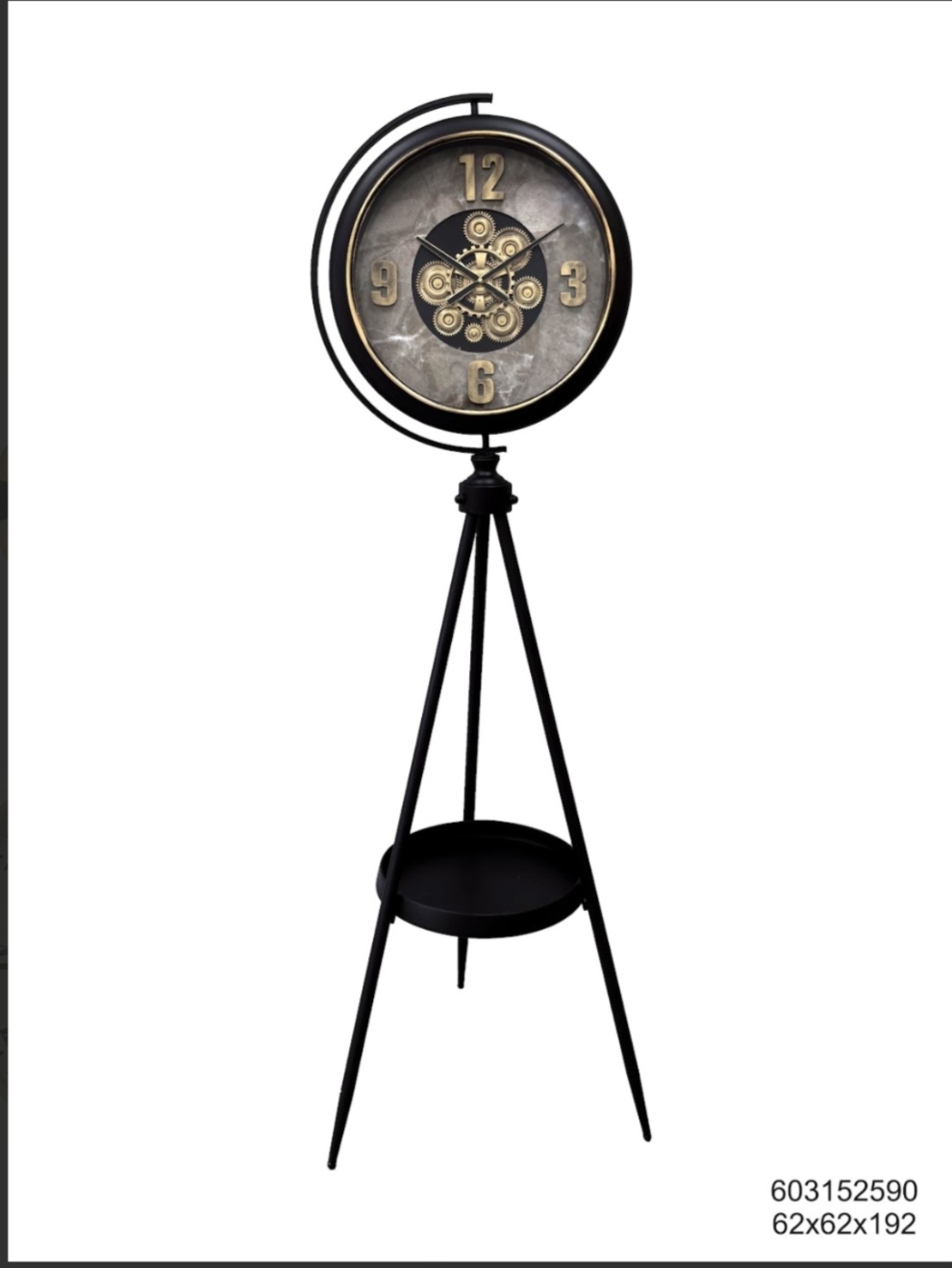 שעון עומד על חצובה