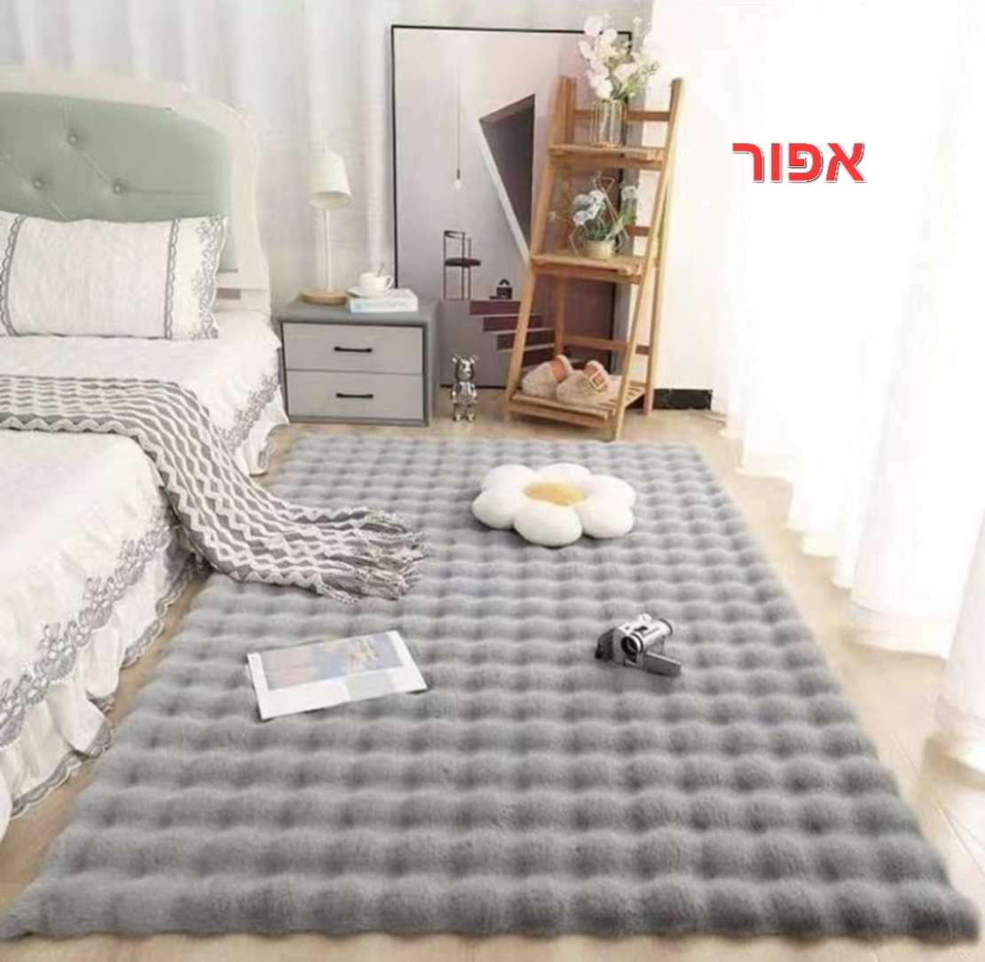 שטיח דגם לאונרדו בצבע אפור גודל 160X230 ס