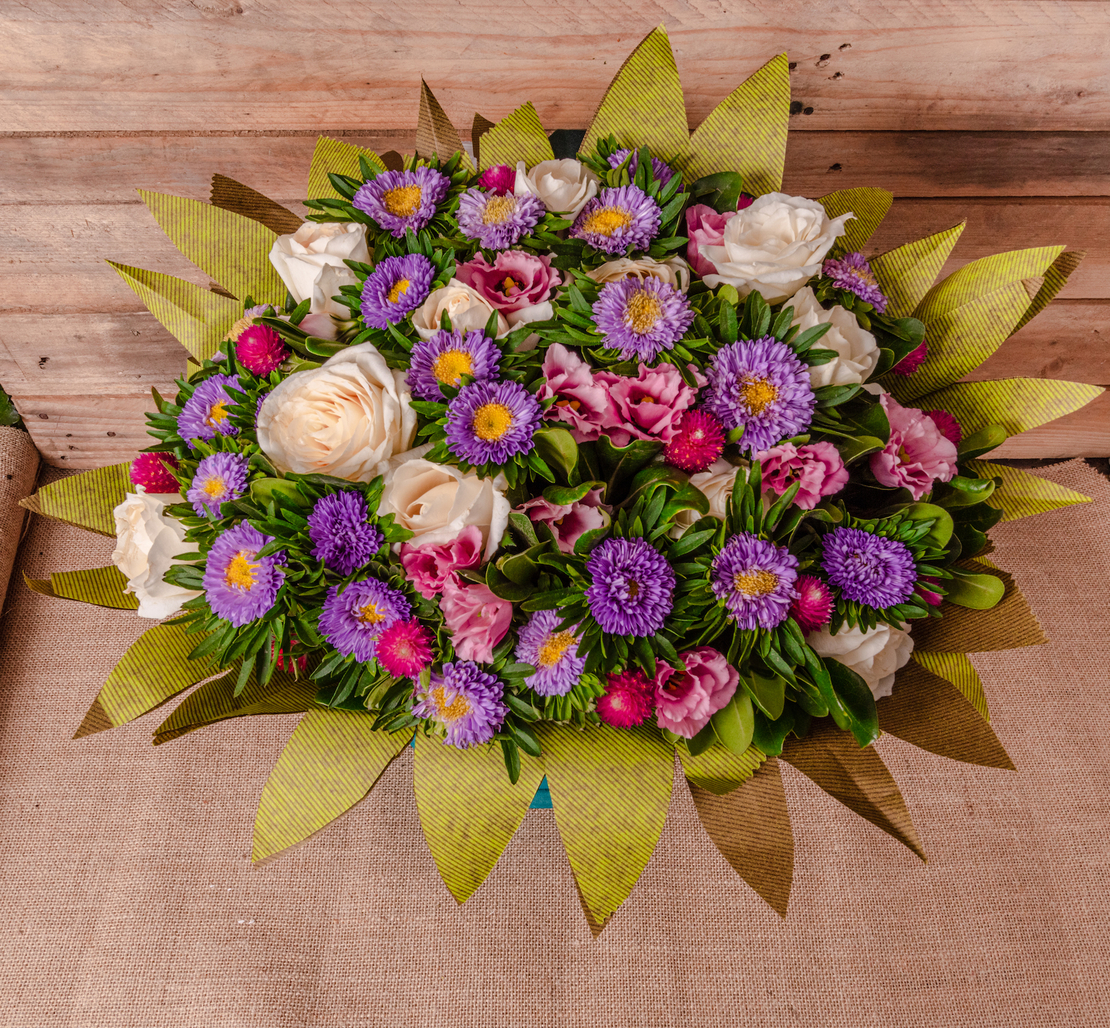 Flowers in hat box - 