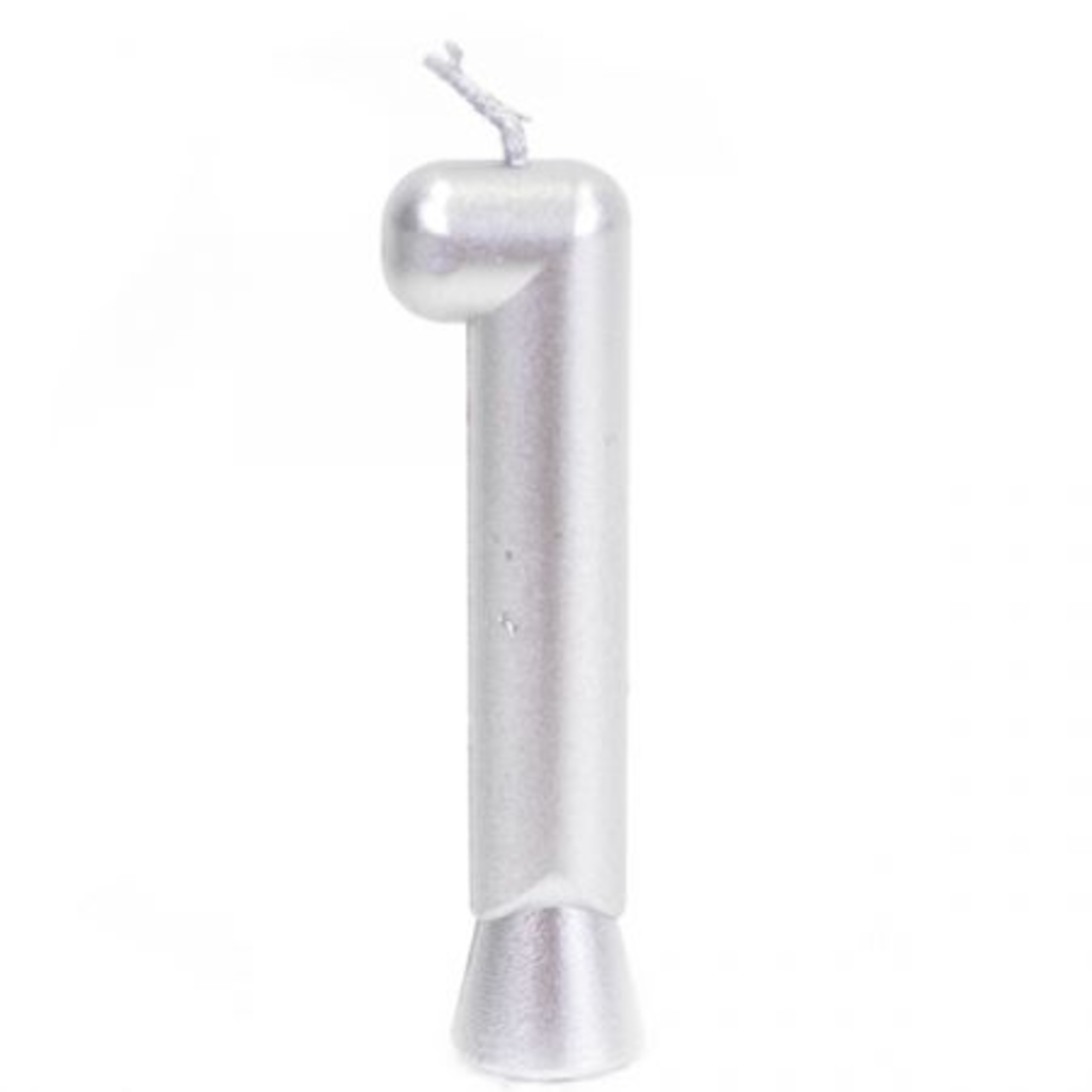 Birthday candle - 1 - silver