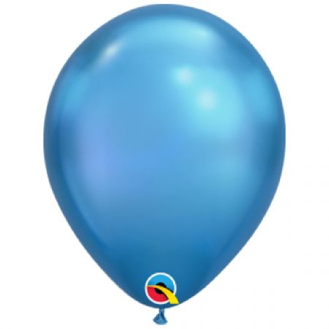 בלון הליום גומי - כרום - כחול